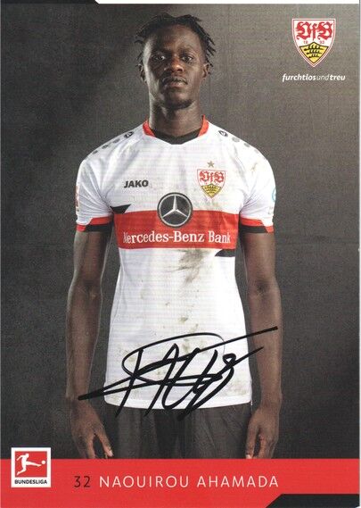 Autogramm Fussball | VfB Stuttgart | 2021 | Naouirou AHAMADA