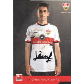 Autogramm Fussball | VfB Stuttgart | 2021 | Ömer FARUK BEYAZ