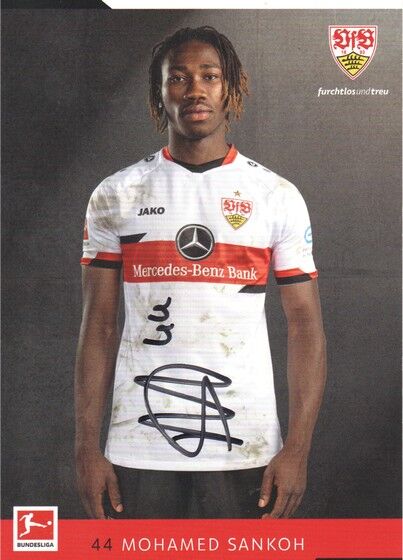 Autogramm Fussball | VfB Stuttgart | 2021 | Mohamed SANKOH