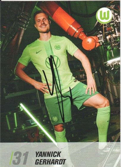 Autogramm Fussball | VfL Wolfsburg | 2024 | Yannick GERHARDT