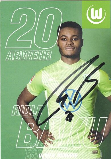 Autogramm Fussball | VfL Wolfsburg | 2020 | Ridle BAKU