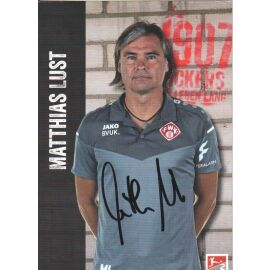 Autogramm Fussball | Würzburger Kickers | 2020 | Matthias LUST