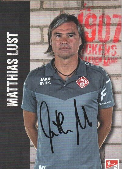 Autogramm Fussball | Würzburger Kickers | 2020 | Matthias LUST