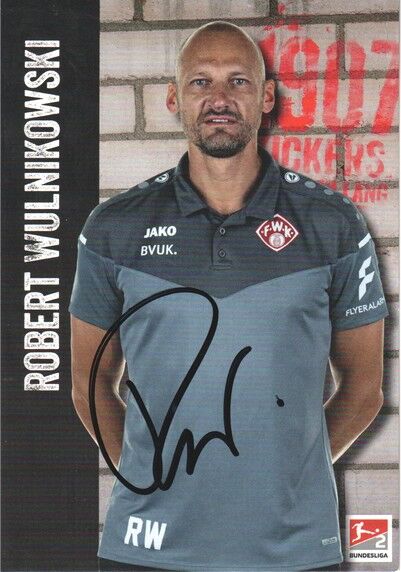 Autogramm Fussball | Würzburger Kickers | 2020 | Robert WULNIKOWSKI