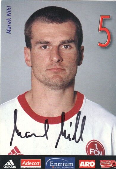 Autogramm Fussball | 1. FC Nürnberg | 2002 | Marek NIKL