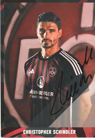 Autogramm Fussball | 1. FC Nürnberg | 2023 | Christopher SCHINDLER