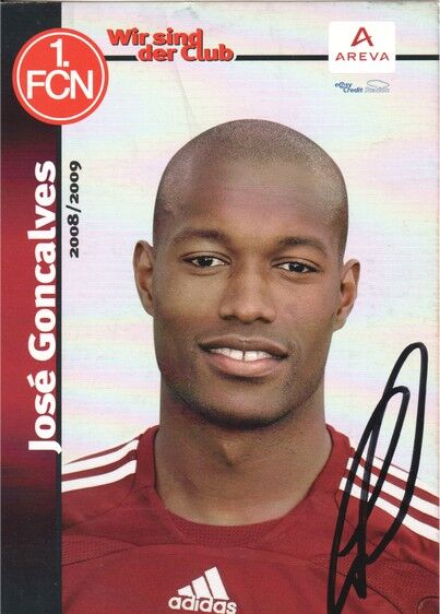 Autogramm Fussball | 1. FC Nürnberg | 2008 Portrait | Jose GONCALVES
