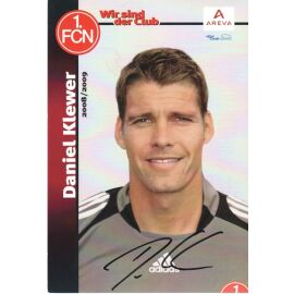 Autogramm Fussball | 1. FC Nürnberg | 2008 Portrait | Daniel KLEWER