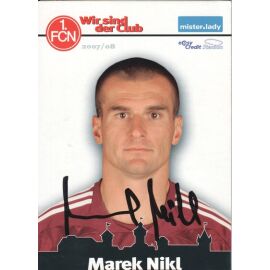Autogramm Fussball | 1. FC Nürnberg | 2007 | Marek NIKL 