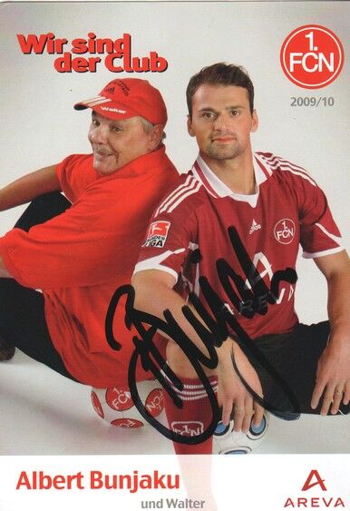 Autogramm Fussball | 1. FC Nürnberg | 2009 | Albert BUNJAKU 