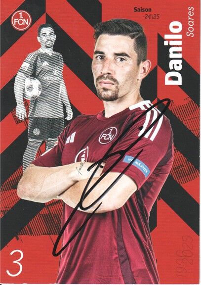 Autogramm Fussball | 1. FC Nürnberg | 2024 | Danilo SOARES
