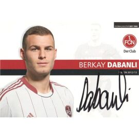 Autogramm Fussball | 1. FC Nürnberg | 2012 | Berkay DABANLI