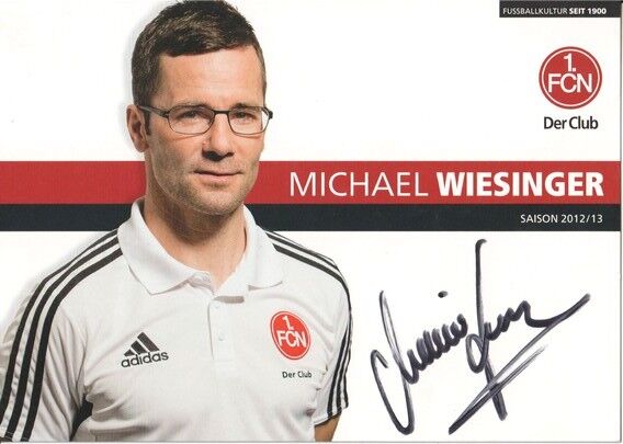Autogramm Fussball | 1. FC Nürnberg | 2012 | Michael WIESINGER