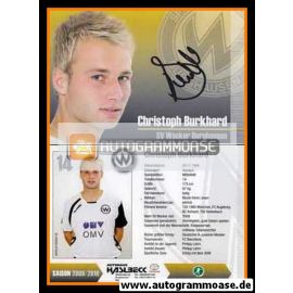 Autogramm Fussball | SV Wacker Burghausen | 2009 | Christoph BURKHARD