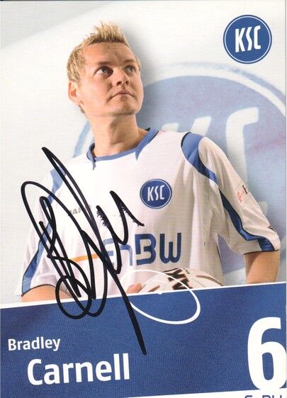 Autogramm Fussball | Karlsruher SC | 2008 | Bradley CARNELL