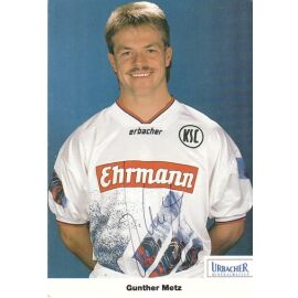 Autogramm Fussball | Karlsruher SC | 1996 | Gunther METZ