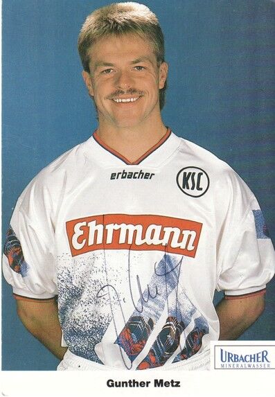 Autogramm Fussball | Karlsruher SC | 1996 | Gunther METZ