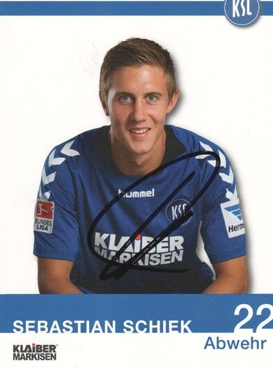 Autogramm Fussball | Karlsruher SC | 2013 | Sebastian SCHIEK