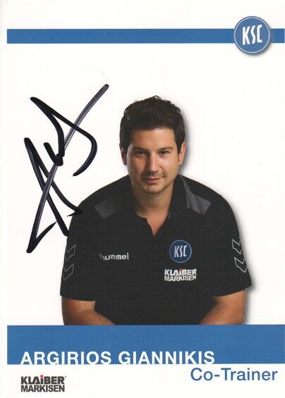 Autogramm Fussball | Karlsruher SC | 2013 | Arigirios GIANNAKIS