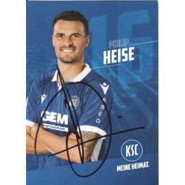 Autogramm Fussball | Karlsruher SC | 2021 | Philip HEISE