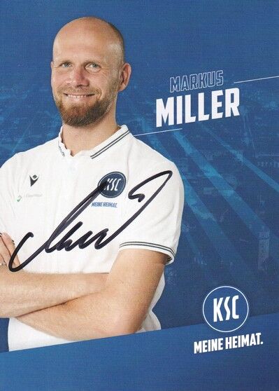 Autogramm Fussball | Karlsruher SC | 2021 | Markus MILLER
