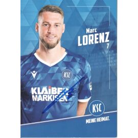 Autogramm Fussball | Karlsruher SC | 2020 | Marc LORENZ 