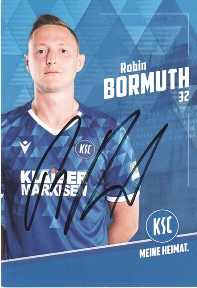 Autogramm Fussball | Karlsruher SC | 2020 | Robin BORMUTH 