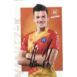 Autogramm Fussball | Karlsruher SC | 2022 | Marvin WANITZEK (CG)