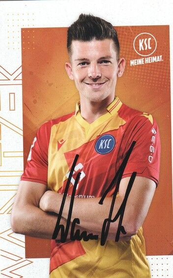 Autogramm Fussball | Karlsruher SC | 2022 | Marvin WANITZEK (CG)