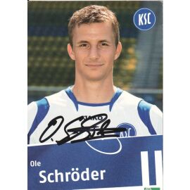Autogramm Fussball | Karlsruher SC II | 2008 | Ole SCHRÖDER