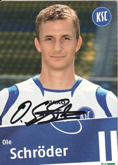 Autogramm Fussball | Karlsruher SC II | 2008 | Ole SCHRÖDER
