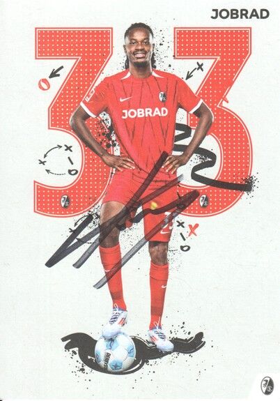 Autogramm Fussball | SC Freiburg | 2024 | Jordy MAKENGO
