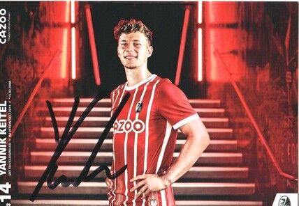 Autogramm Fussball | SC Freiburg | 2022 | Yannik KEITEL
