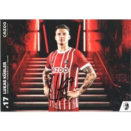 Autogramm Fussball | SC Freiburg | 2022 | Lukas KÜBLER