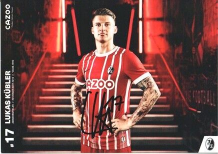 Autogramm Fussball | SC Freiburg | 2022 | Lukas KÜBLER