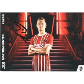 Autogramm Fussball | SC Freiburg | 2022 | Matthias GINTER