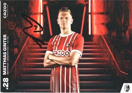 Autogramm Fussball | SC Freiburg | 2022 | Matthias GINTER