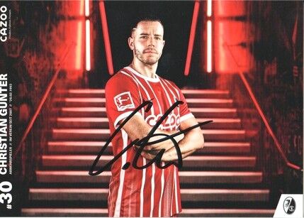 Autogramm Fussball | SC Freiburg | 2022 | Christian GÜNTER