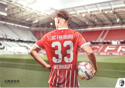 Autogramm Fussball | SC Freiburg | 2022 | Noah WEISSHAUPT