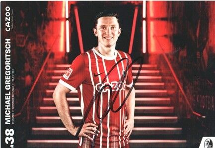 Autogramm Fussball | SC Freiburg | 2022 | Michael GREGORITSCH