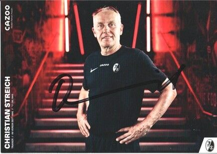 Autogramm Fussball | SC Freiburg | 2022 | Christian STREICH