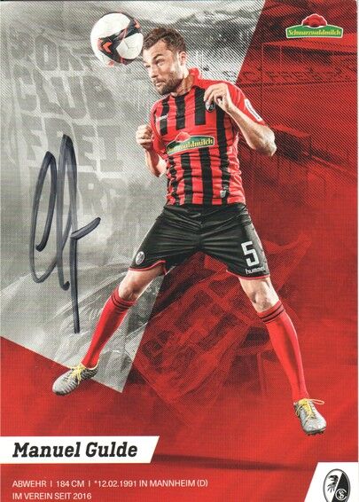 Autogramm Fussball | SC Freiburg | 2019 | Manuel GULDE