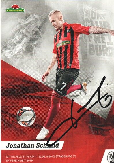 Autogramm Fussball | SC Freiburg | 2019 | Jonathan SCHMIED