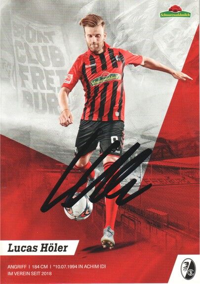 Autogramm Fussball | SC Freiburg | 2019 | Lucas HÖLER