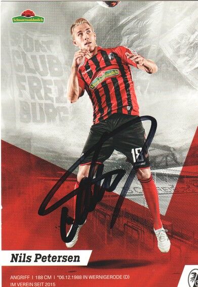 Autogramm Fussball | SC Freiburg | 2019 | Nils PETERSEN