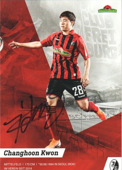 Autogramm Fussball | SC Freiburg | 2019 | Changhoon KWON