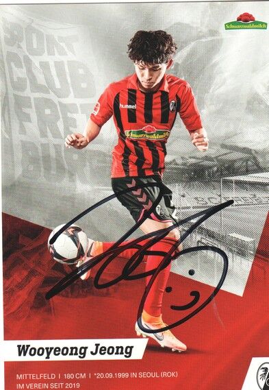 Autogramm Fussball | SC Freiburg | 2019 | Wooyeong JEONG