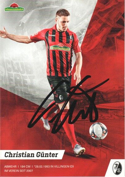Autogramm Fussball | SC Freiburg | 2019 | Christian GÜNTER