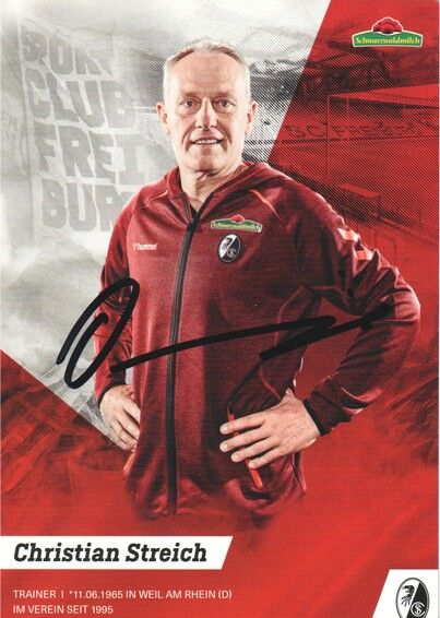 Autogramm Fussball | SC Freiburg | 2019 | Christian STREICH