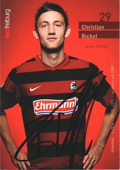 Autogramm Fussball | SC Freiburg | 2011 | Christian BICKEL
